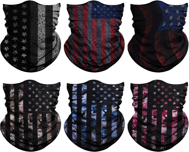 Venswell Neck Gaiter for Men Women Headwear Bandana Head Wrap Face Scarf Mask Cover Warmer Balaclava-Seamless & Versatile - Image 1